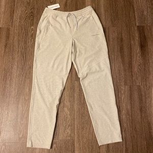 Outdoor voices sunday sweatpants. color: oat.